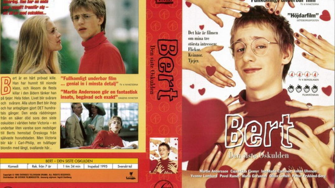 Tecknat Barn Svenska:Bert - den siste oskulden (1995) VHSRIPPEN (Svenska) Hela Filmen (4D)