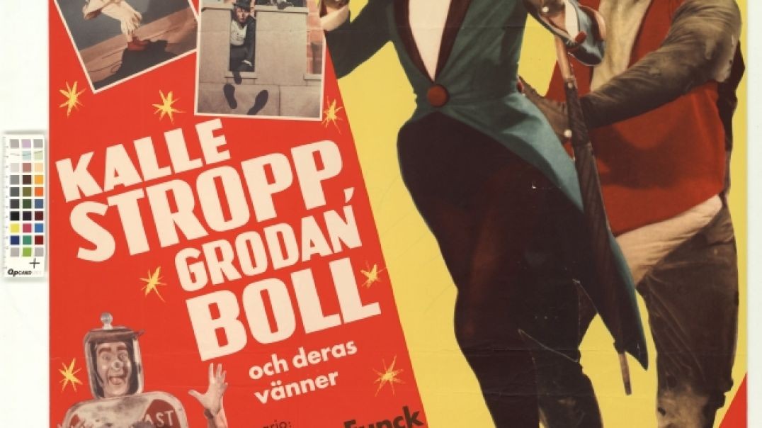 Tecknat Barn Svenska:Kalle Stropp, Grodan Boll och deras vänner (1956) VHSRIPPEN (Svenska) Hela Film